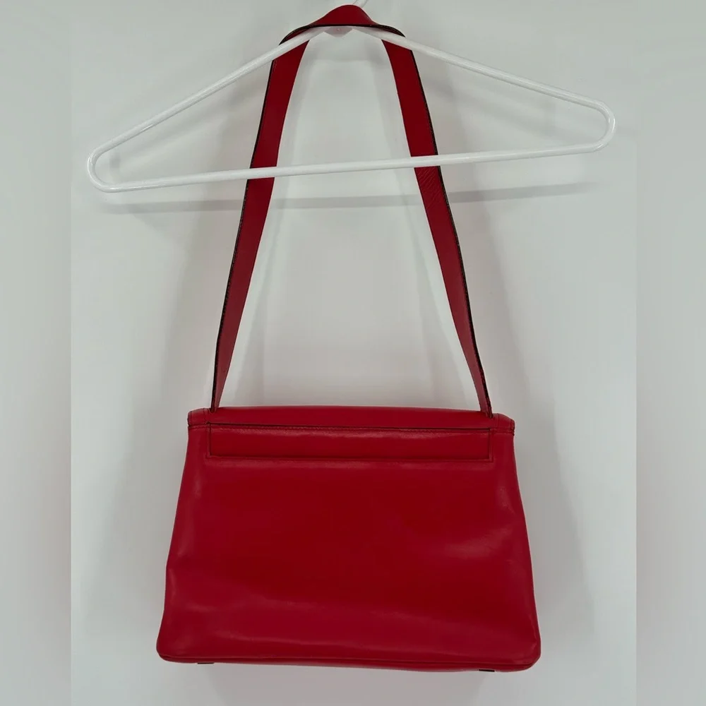 Adrienne‎ Vittadini Red Satchel Shoulder Bag